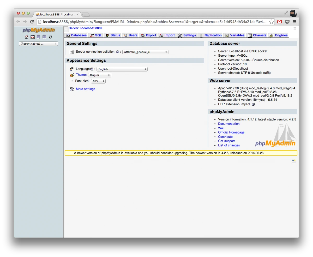 phpMyAdmin
