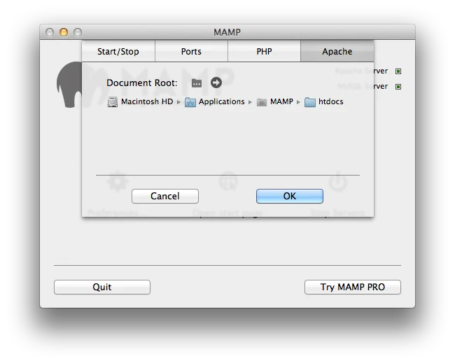 Apache Tab