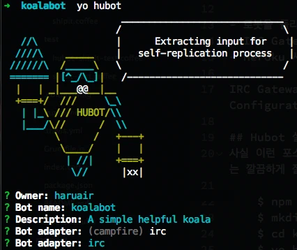 yo hubot
